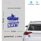 Navy Officer Shield Design for Vehicles